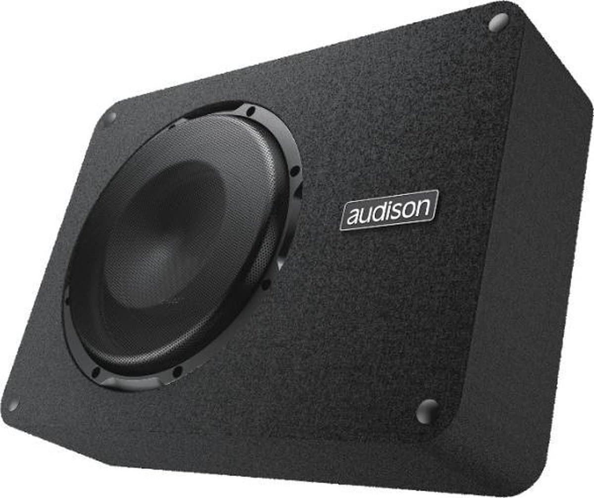 Audison APBX 8 DS - Autosubwoofer - Subwoofer kist - 4 + 4 Ohm - 250 Watt RMS - 8 inch - 20cm