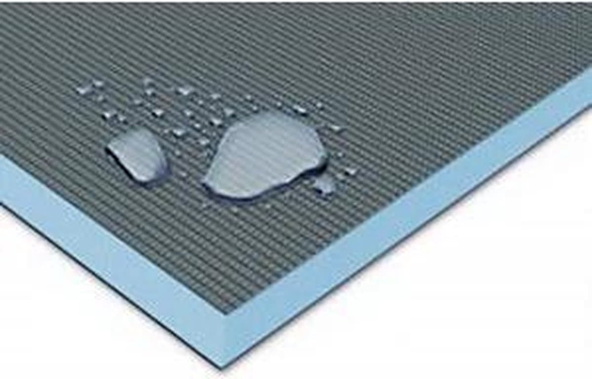 VH XPS platen -Drukvaste isolatie constructieplaat - 6 mm dikte - 60 x 120 cm - 10 per verpakking (7,2 m2) - met polymeer cement coating