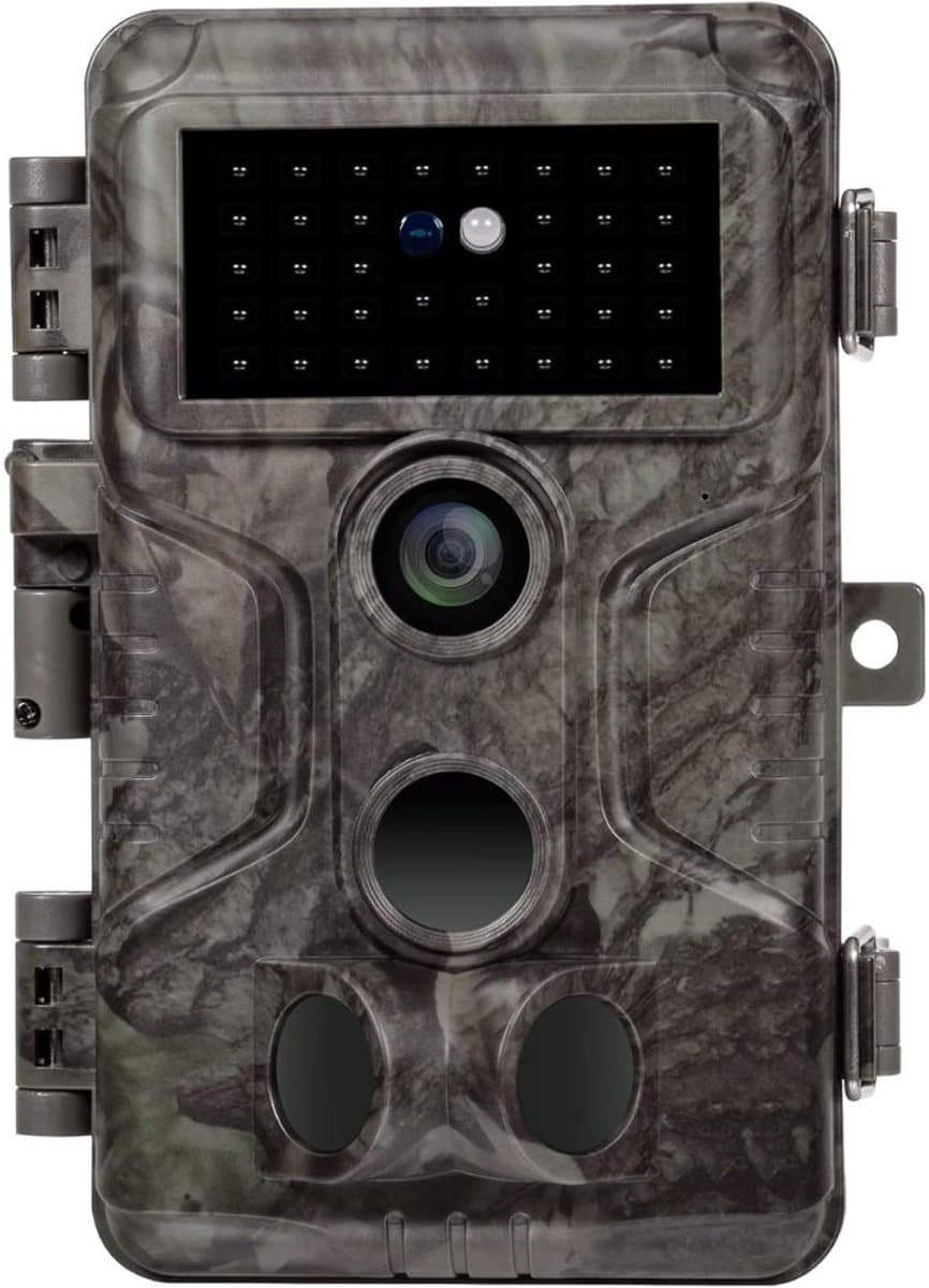Nexvo® Wildcamera met Nachtzicht – Buitencamera - Wildcamera voor Buiten –Camouflage- 18cm x 12cm x 8cm