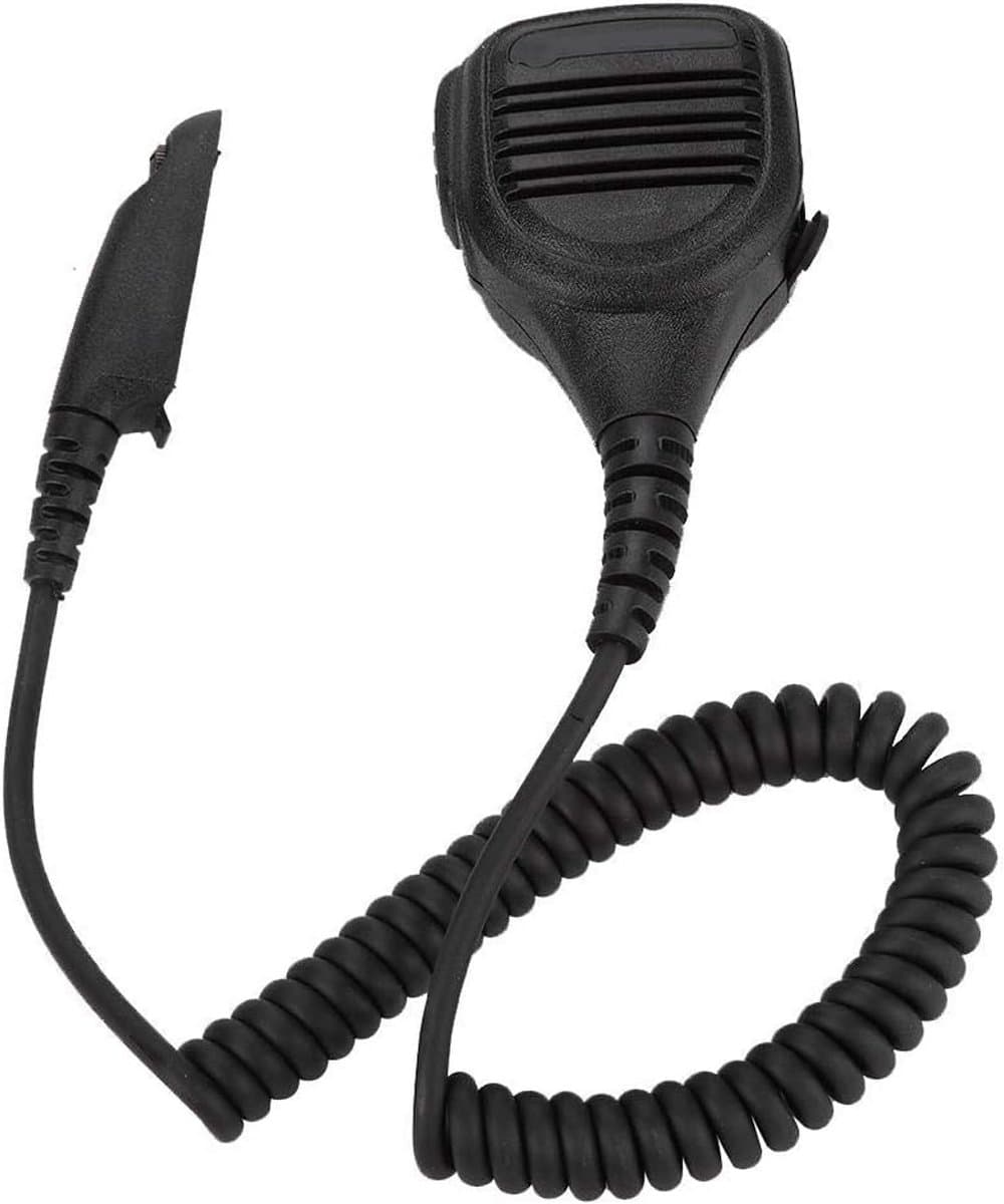 Externe Luidsprekermicrofoon voor Walkietalkie met PTT en Ruisonderdrukking