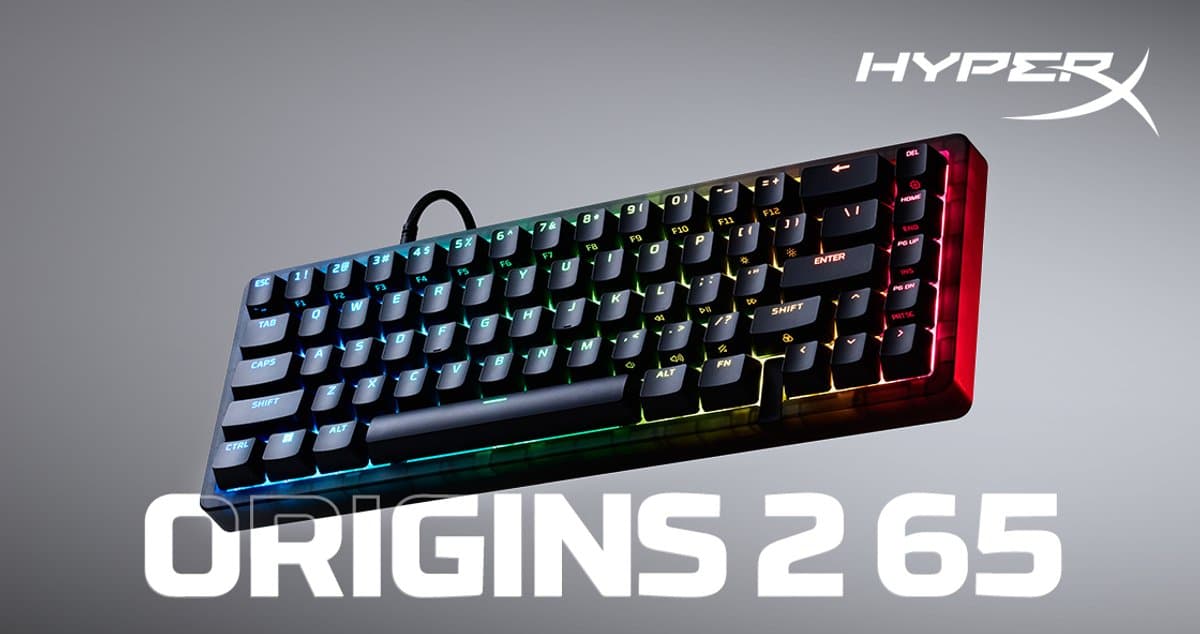 HyperX Origins 2 65% Gaming Toetsenbord Qwerty