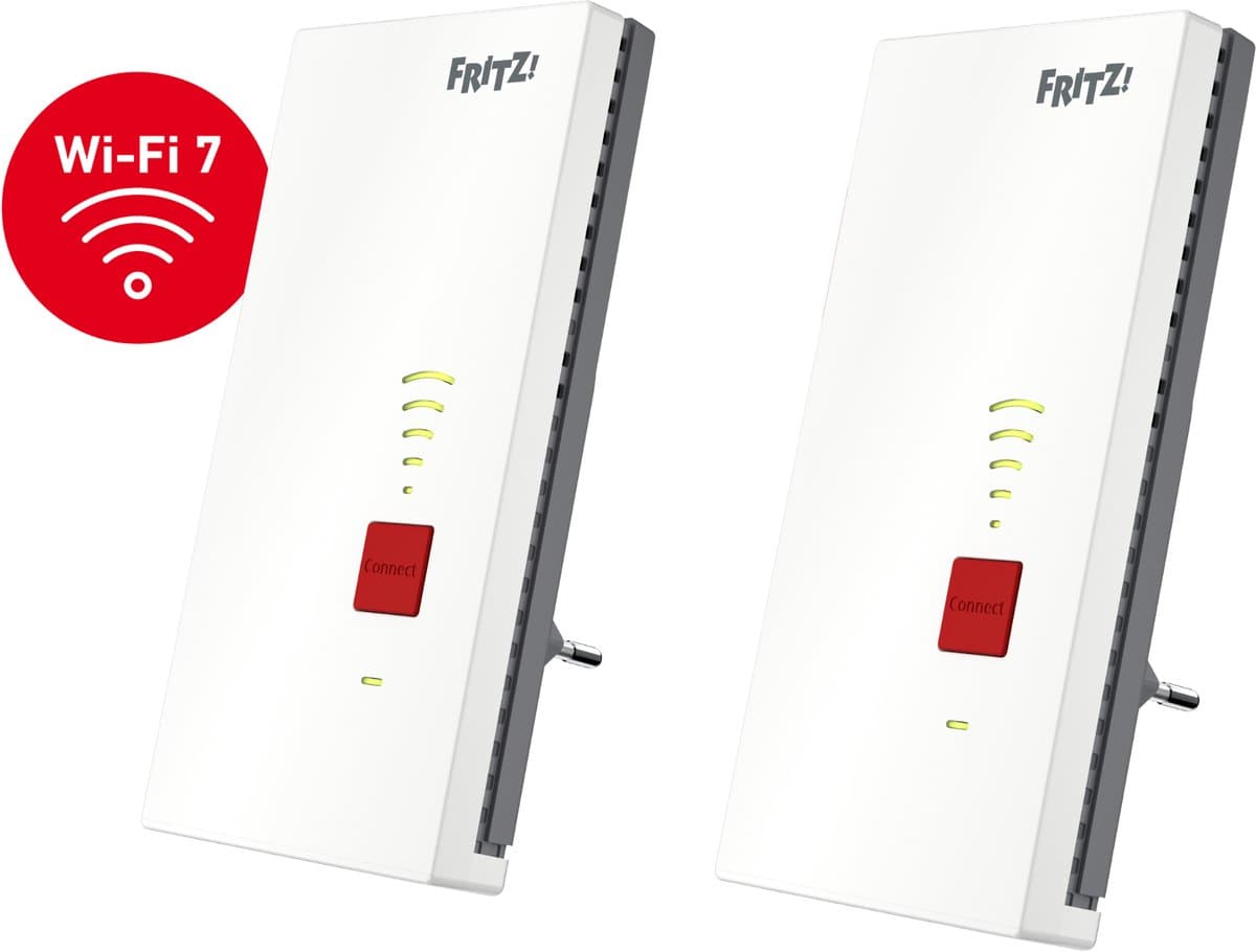 FRITZ! Mesh WiFi Set 2700 – Wi-Fi 7 – 2-pack - Dual-band - 6500 Mbit/s