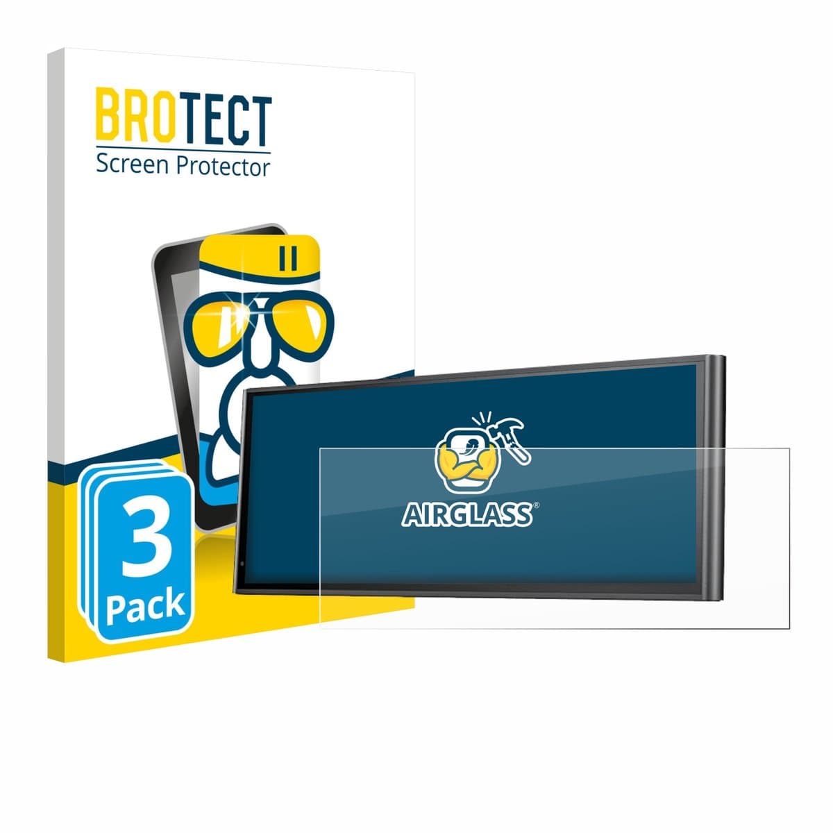 Screenprotector 3 Stuks voor Krunia 9.26" Beschermglas transparant