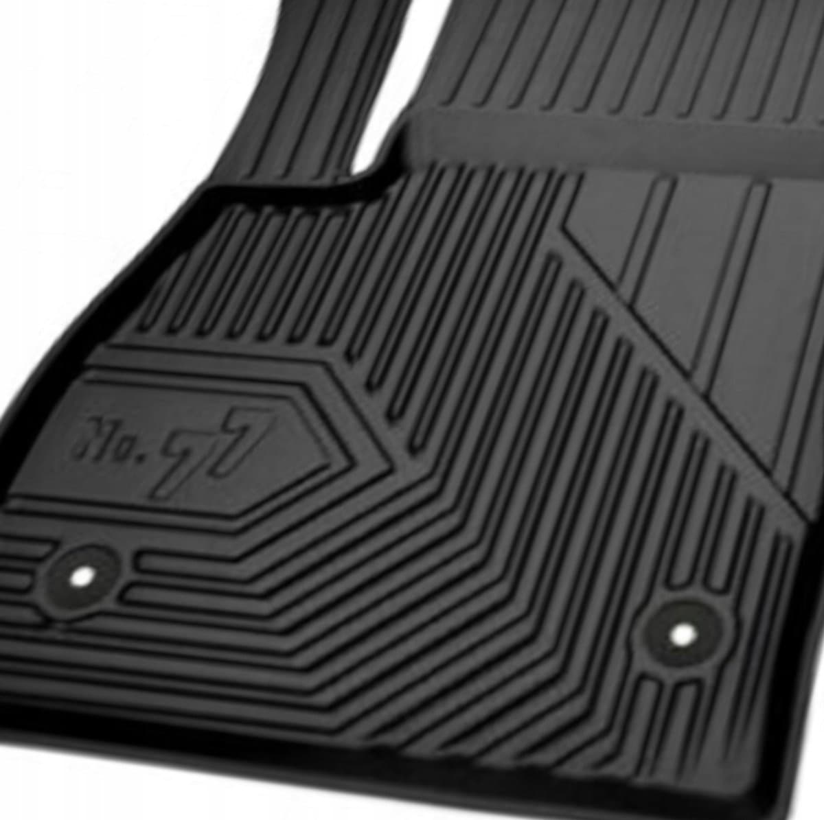 FROGUM Rubber Matten Set No.77 – Kia Sorento IV 2020- – 3-delig (2 voor + 1 achter geheel) – TPE Elastomeer – Perfecte Pasvorm