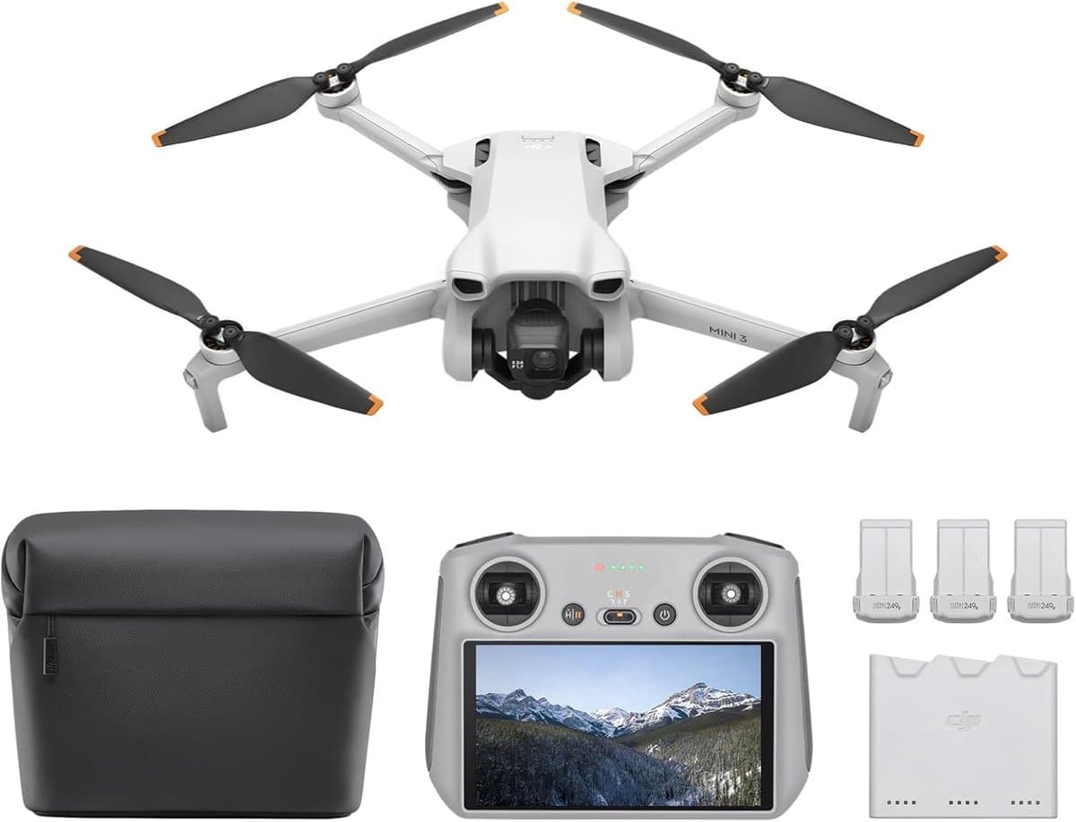 Lichtgewicht Drone - Opvouwbare Camera - Luchtopnames Maken - 4K HDR Video - Minder dan 249g - Grijs