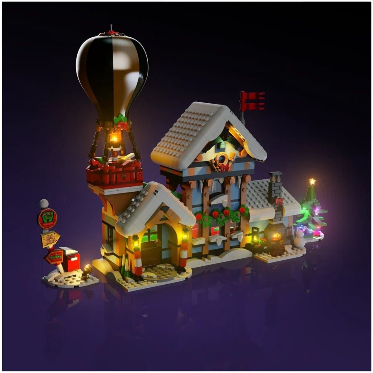 LMB 2.0 - Verlichtingsset geschikt voor LEGO® Santa's Postkantoor 10339
