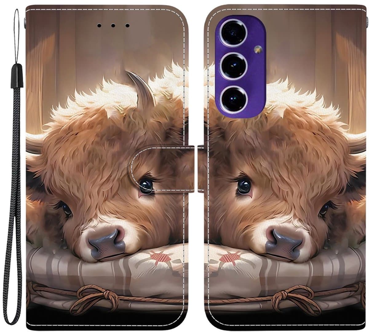 Kalfje - agenda book case hoesje - Telefoonhoesje geschikt voor Samsung Galaxy A17 5G / A26 5G