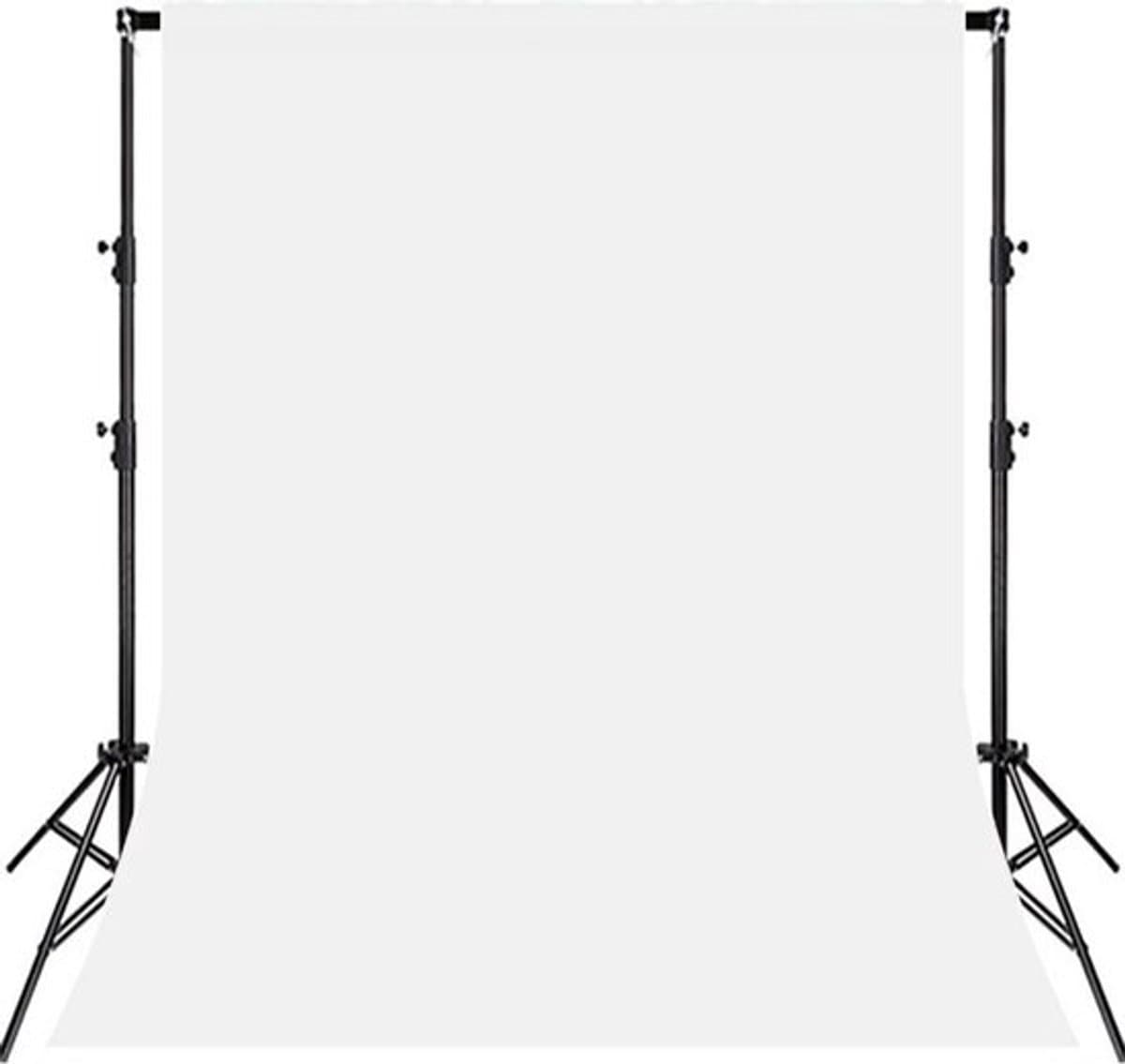 Fotografie Achtergrond Gladde Mousseline Katoen Wit 4x3m Scherm Doek voor Fotostudio Video