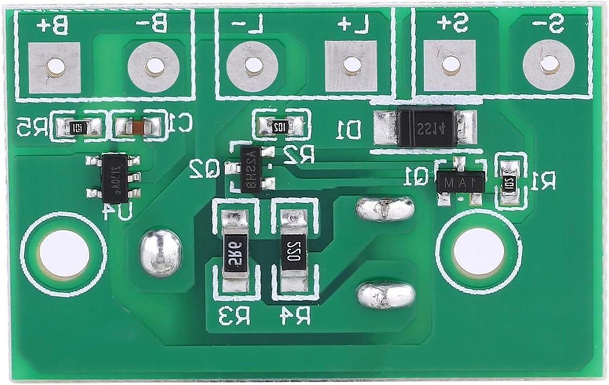 JGS Premium - Zonnelamp besturingskaart voor hernieuwbare energie - Zonne-lamp controller - Zonnestroomlaadmodule - Li-ion batterij laadregelaar 37V