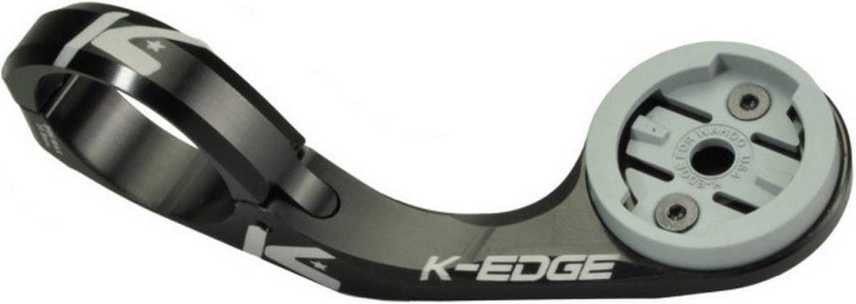 K-EDGE Wahoo Max Stuur Fietscomputer-Houder - Black Anodize - 31.8 mm