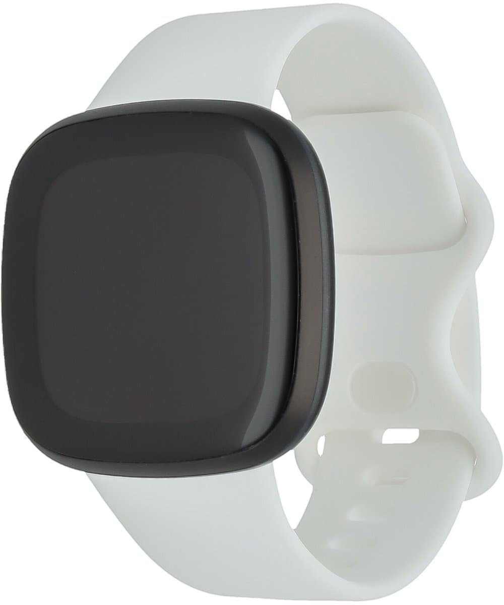 123watches sport band - wit - SM - Geschikt voor Fitbit Versa 3 & 4 / Sense