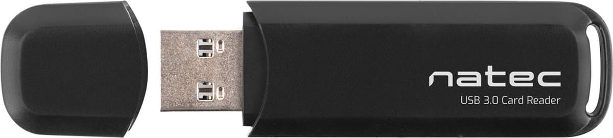 NATEC- NCZ-1874- SCARAB 2 SD/MICRO SD -USB 3.0 -ZWART
