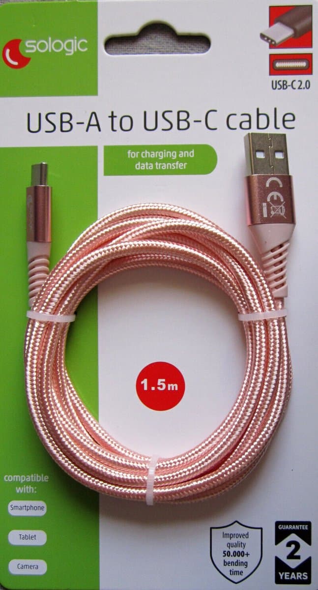 Sologic USB-C laad- en datakabel