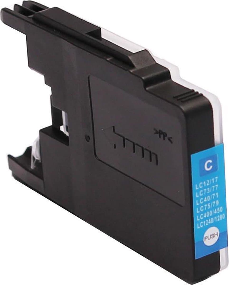 Inkmaster huismerk cartridge voor Brother LC 1220 LC 1240 LC 1280 C Cyaan Blauw 18ML voor printers: Brother DCP-J525W Brother DCP-J725DW Brother DCP-J925DW Brother MFC-J430W Brother MFC-J5910DW Brother MFC-J625DW Brother MFC-J6510DW