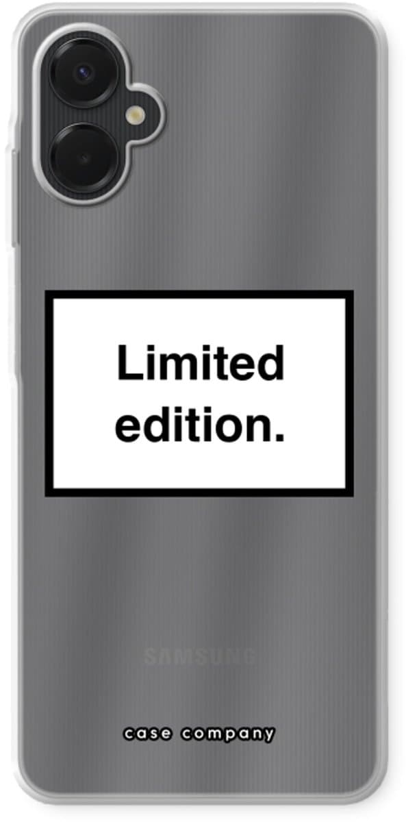Case Company® - Hoesje geschikt voor Samsung Galaxy A06 5G hoesje - Limited edition - Soft Cover Telefoonhoesje - Bescherming aan alle Kanten en Schermrand