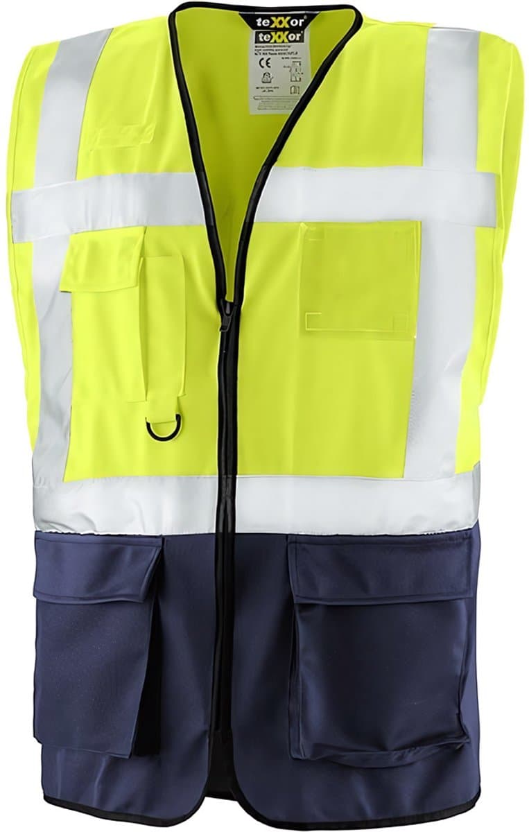 teXXor Warnschutz-Weste Newcastle 4211 Leuchtgelb-3XL