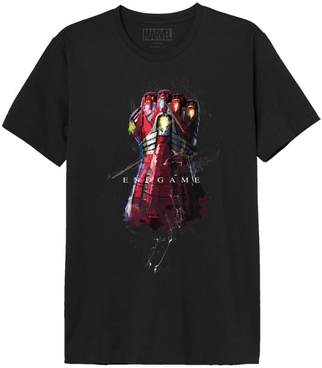 Marvel Endgame Gauntlet Heren T-shirt - zwart - S
