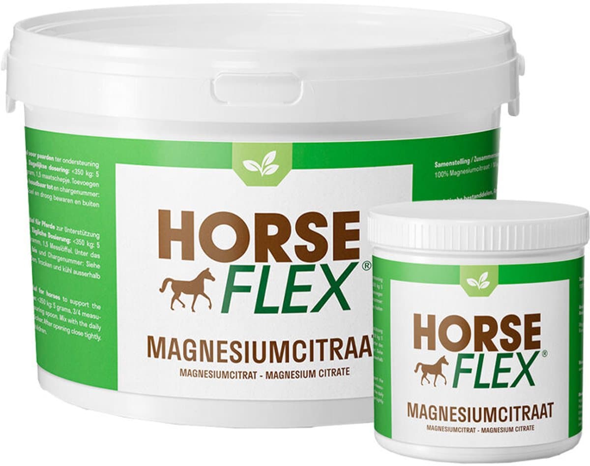 HorseFlex Magnesiumcitraat - Paarden Supplementen - 1000 gram
