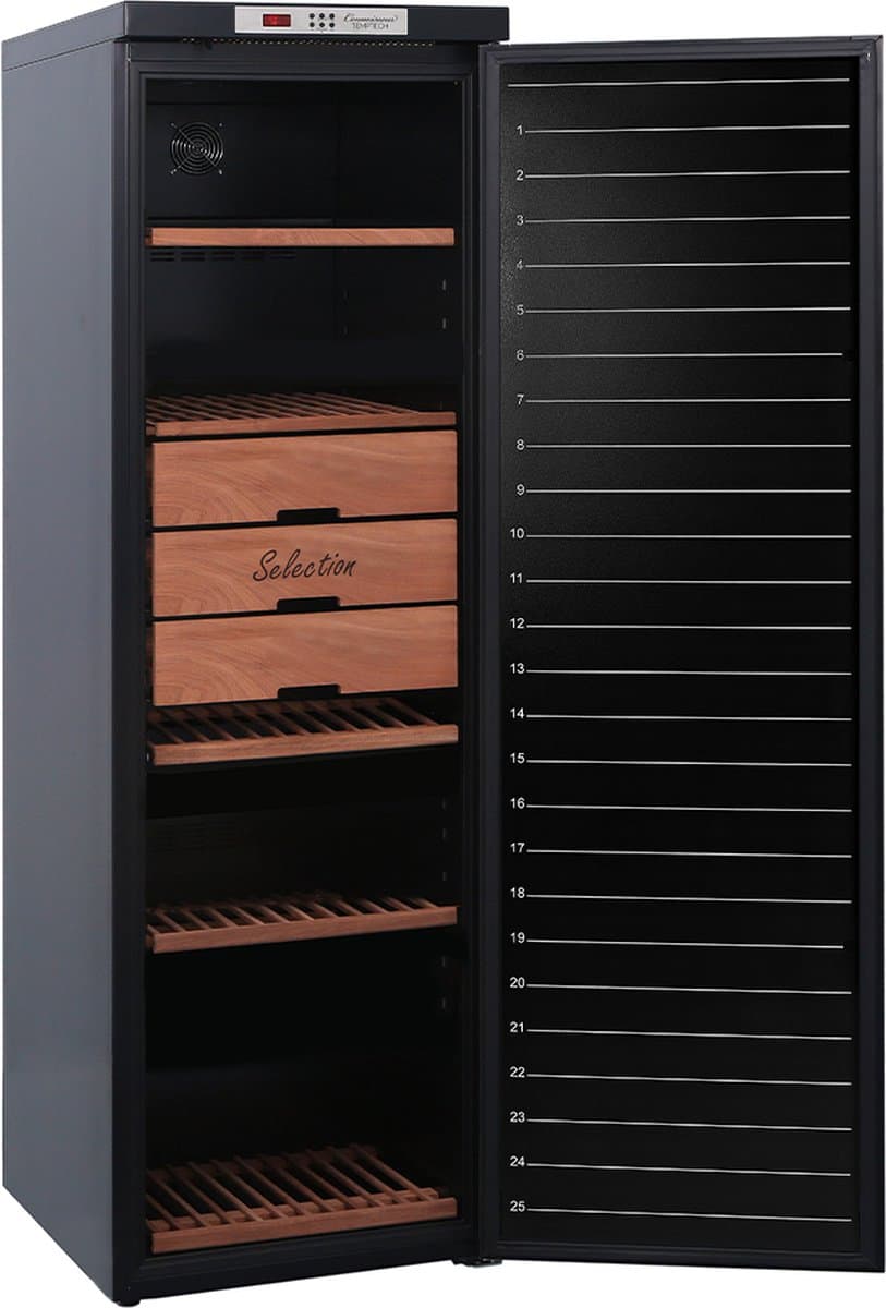 Temptech Connoisseur Wijnbewaarkast - TCON196SYBR - 1 Zone