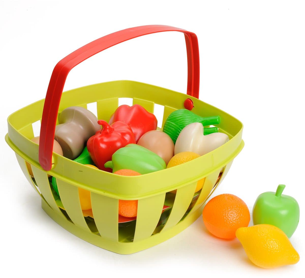 Mand Gevuld Met Groenten En Fruit