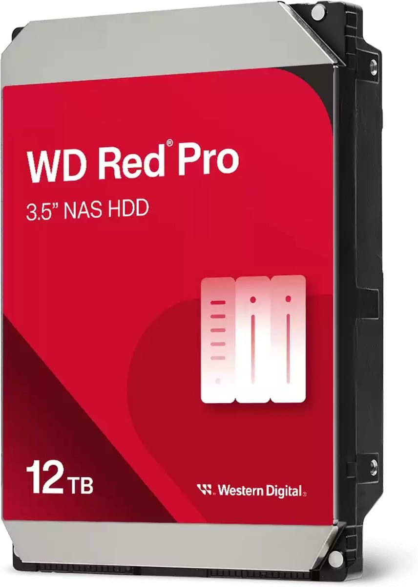 Western Digital WD122KFBX interne harde schijf 12 TB 7200 RPM 512 MB 3.5" SATA III