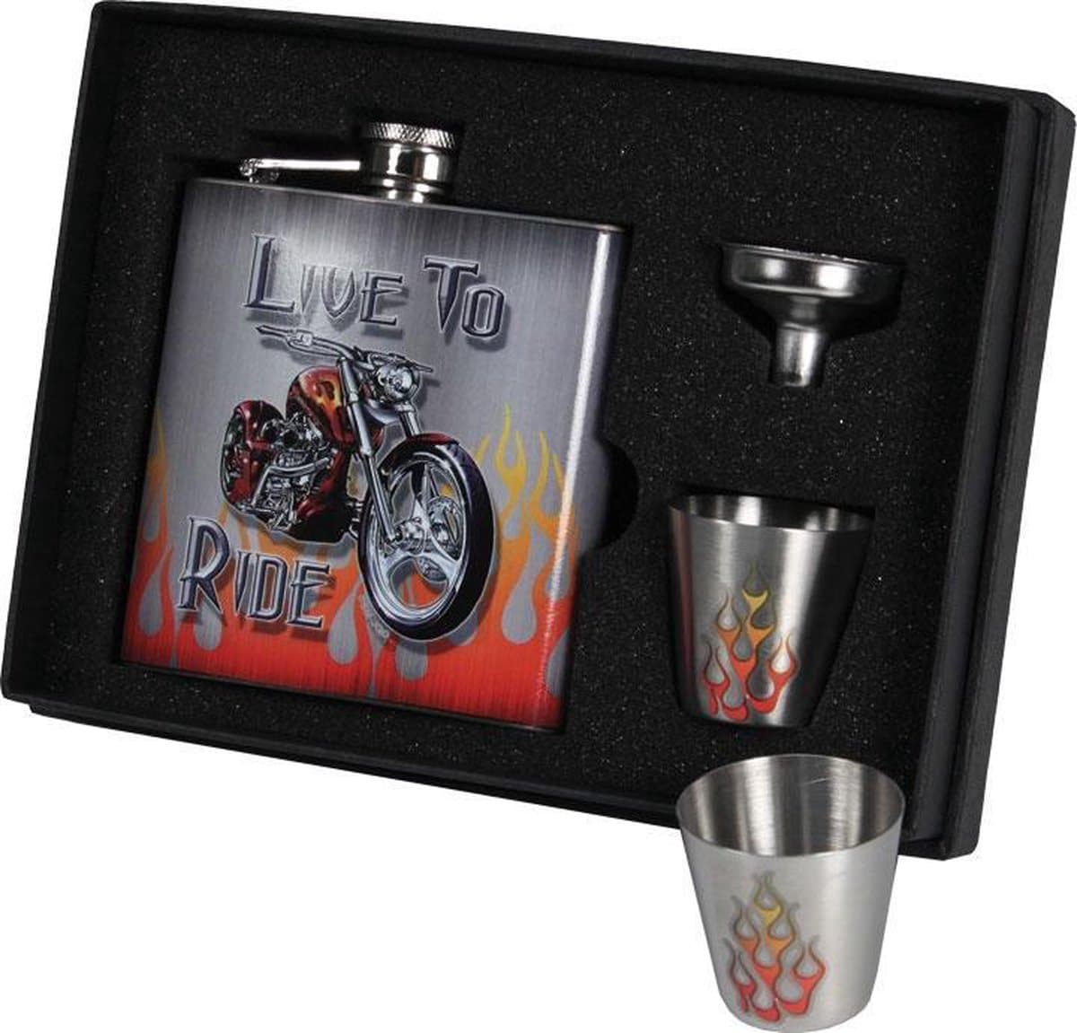 zak flacon " live to Ride "