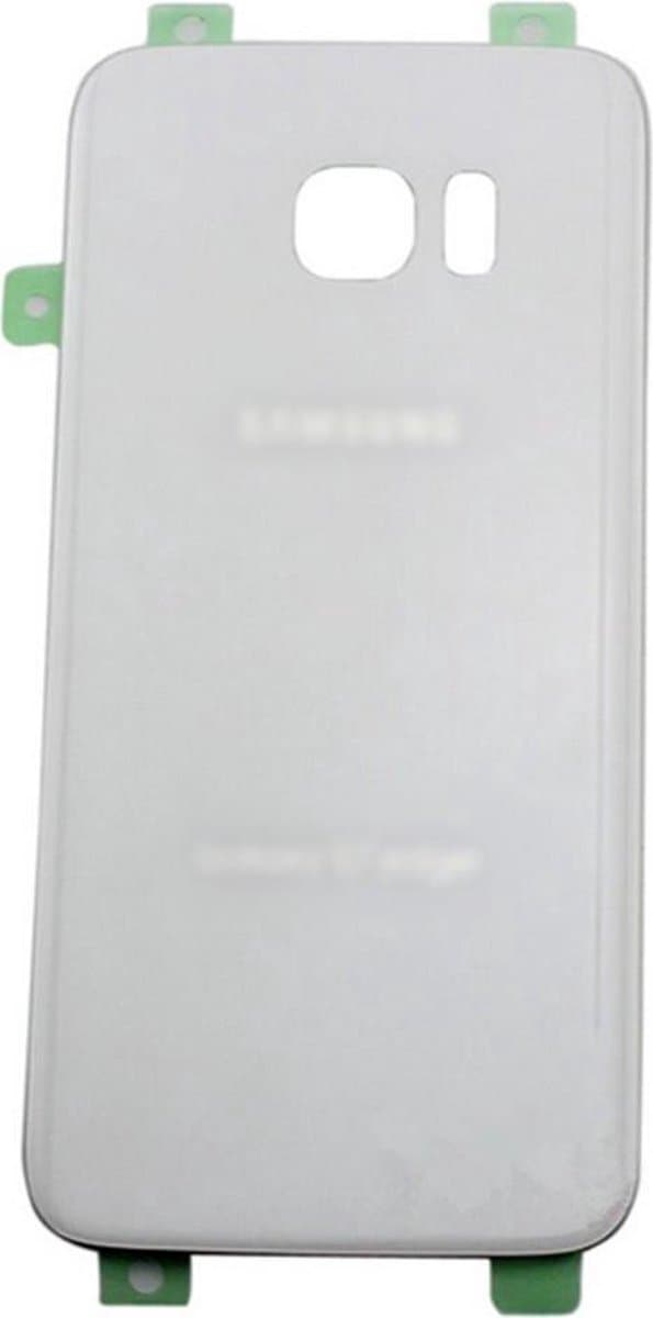 Samsung Galaxy S6 Edge Batterij Cover + camera lens cover - Wit - originele kwaliteit