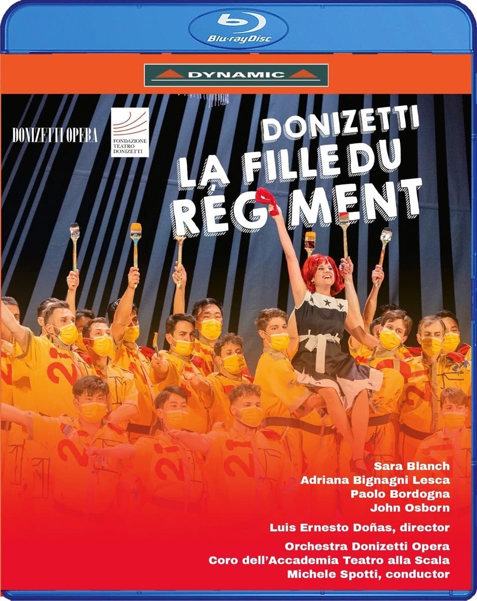 Adriana Bignagni Lesca, Paolo Bordogna, John Osborn - Donizetti: La Fille Du Régiment (Blu-ray)