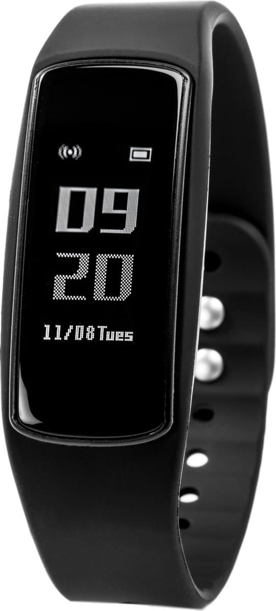 NUBAND FLASH HARTSLAGMETER & SLAAPTRACKER - ZWART