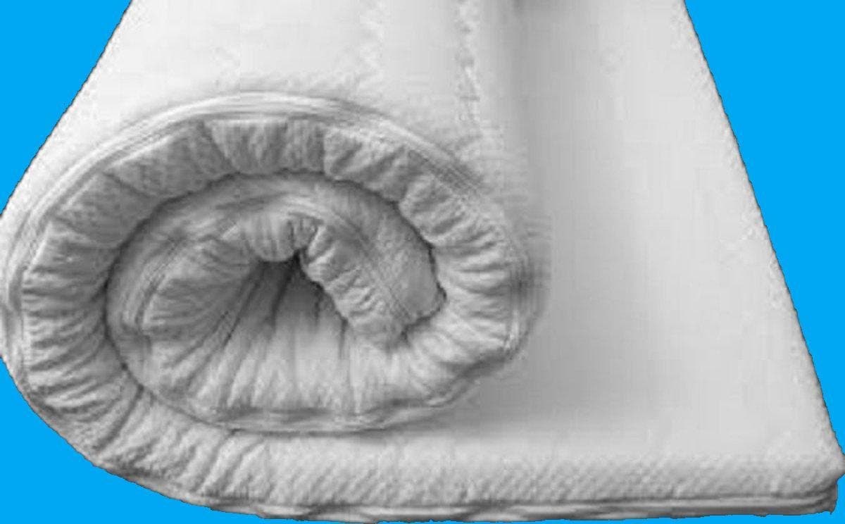 Luxe TopdekMatras - Topper Traagschuim - NASA - VISCO - MEMORY - Foam 180x210x8 cm Bamboe tijk