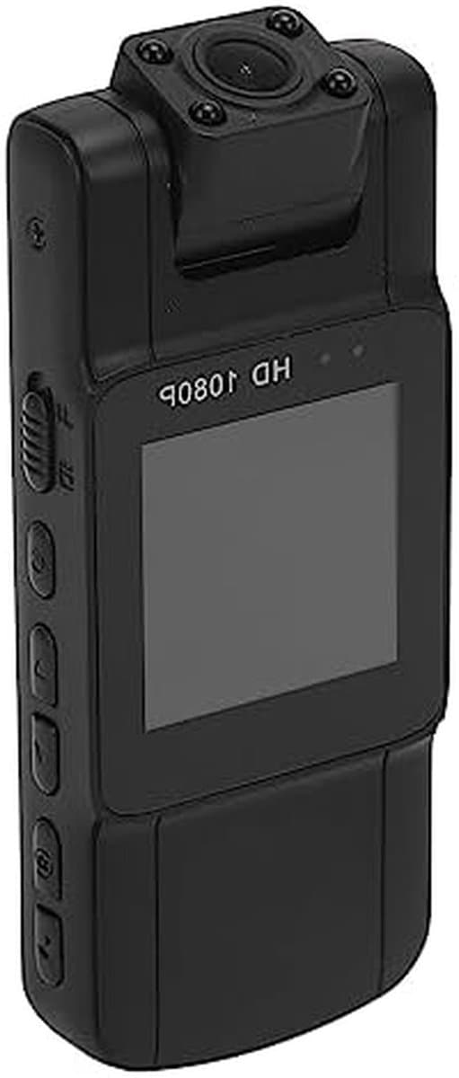 Draagbare Body Camera - Mini Camera - Opnemen Beelden - 180 Graden Draaibaar - 1.54 Inch Scherm - Zwart