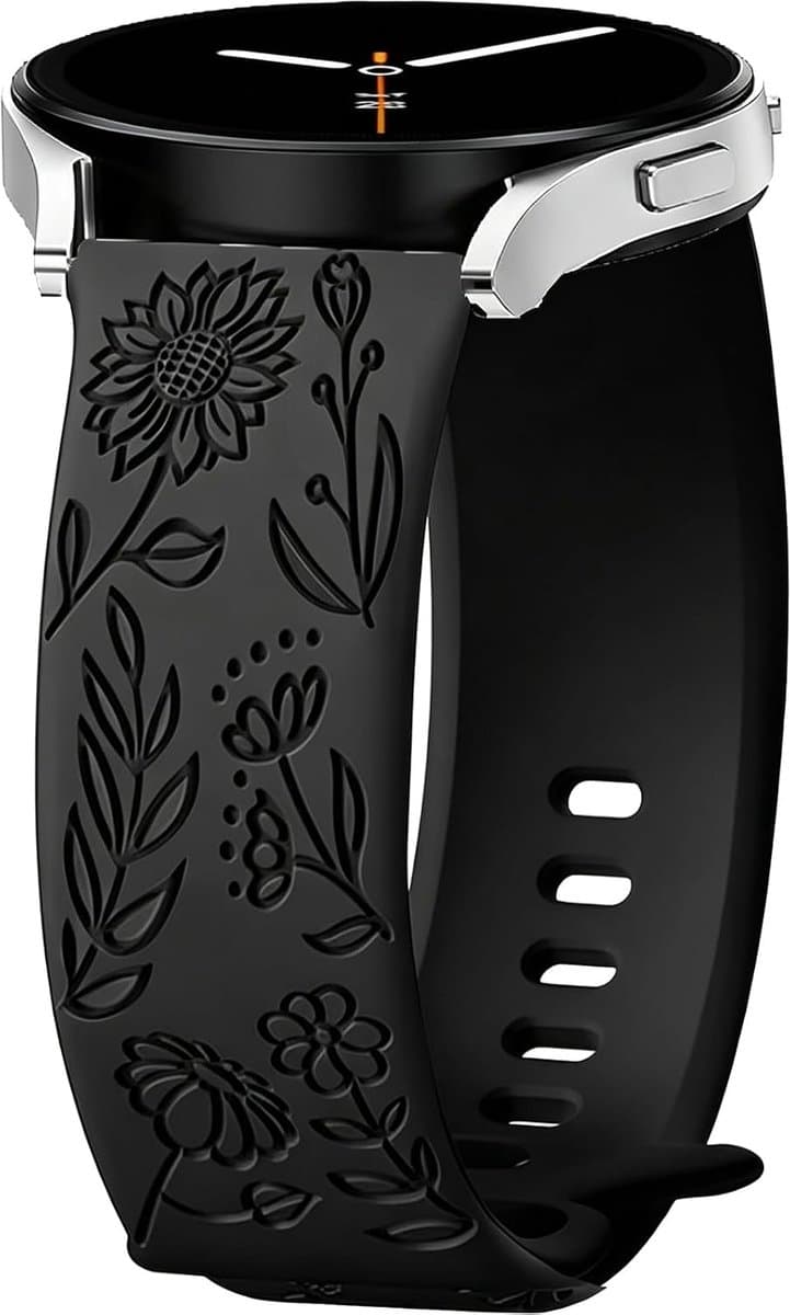 20mm Band voor Garmin Vivoactive 6/5/3,Vivomove 3/Sport/Style/Luxe/Trend/HR,D2 Air X10/Bounce 2, Sport Siliconen - ShopVlot