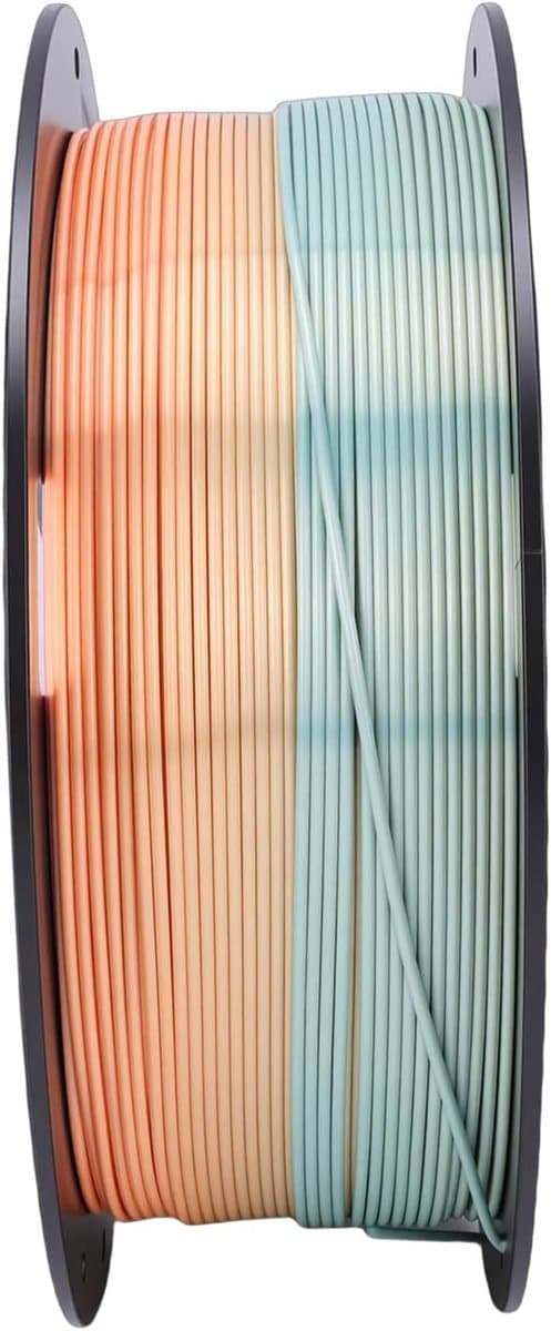 3D-printerfilament PLA - Gekleurd filament - Hobbyprojecten maken - Meerkleurig kleurverloop - 1.75 mm 1 kg - Regenboog