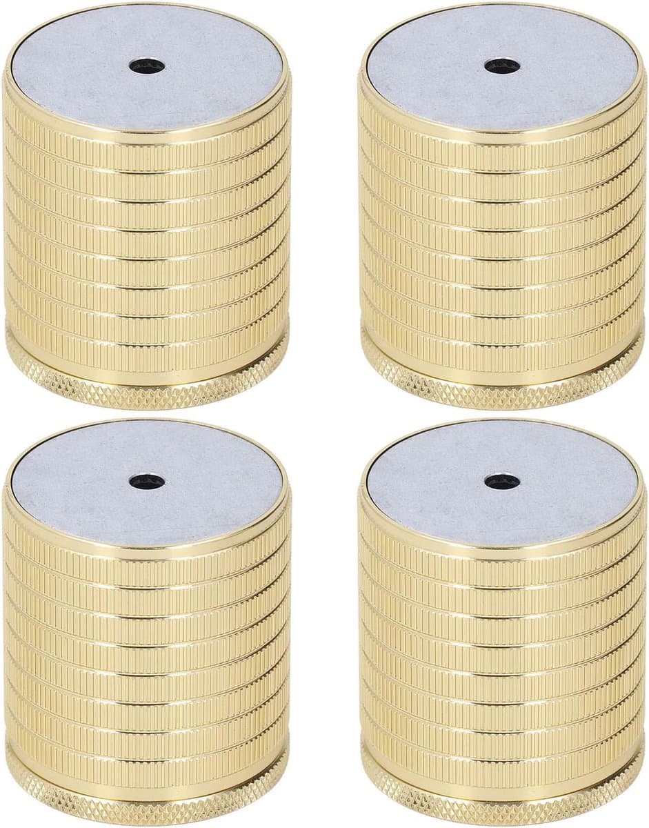 Meubelverhogers - Bedverhogers Verhogers - Meubels Verstellen - Zwaar Draagvermogen - 43-75 mm - Goud