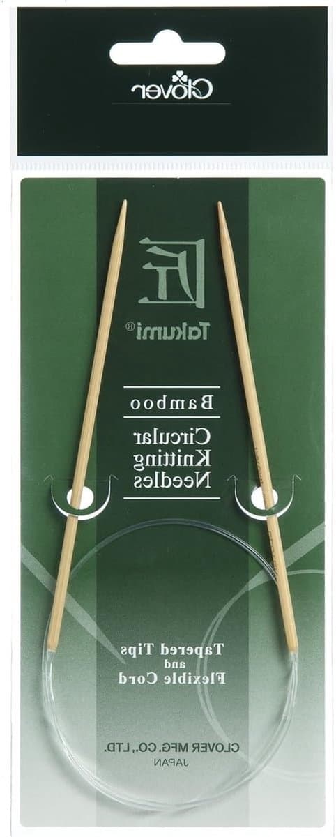 Breipennen - Rondbreinaalden - Kleding Maken - Lichtgewicht Bamboe - 40cm x 6mm - Natuurlijk