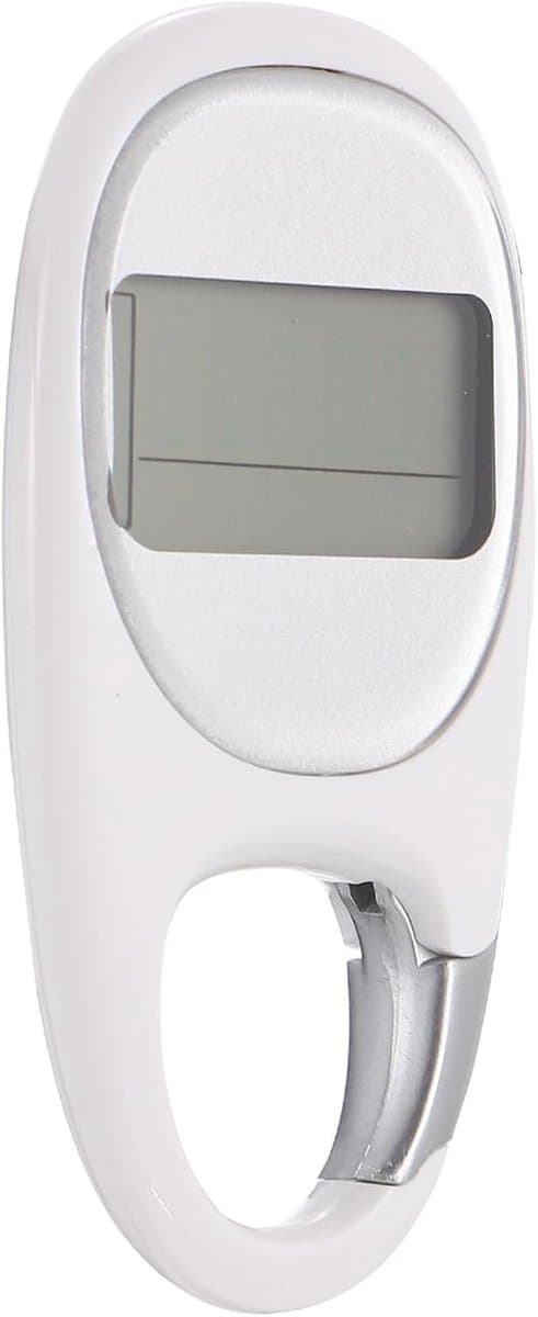 Stappenteller - Fitness Tracker - Activiteiten Registreren - 3D Sensor Technologie - 7.5x4x1.2cm - Wit