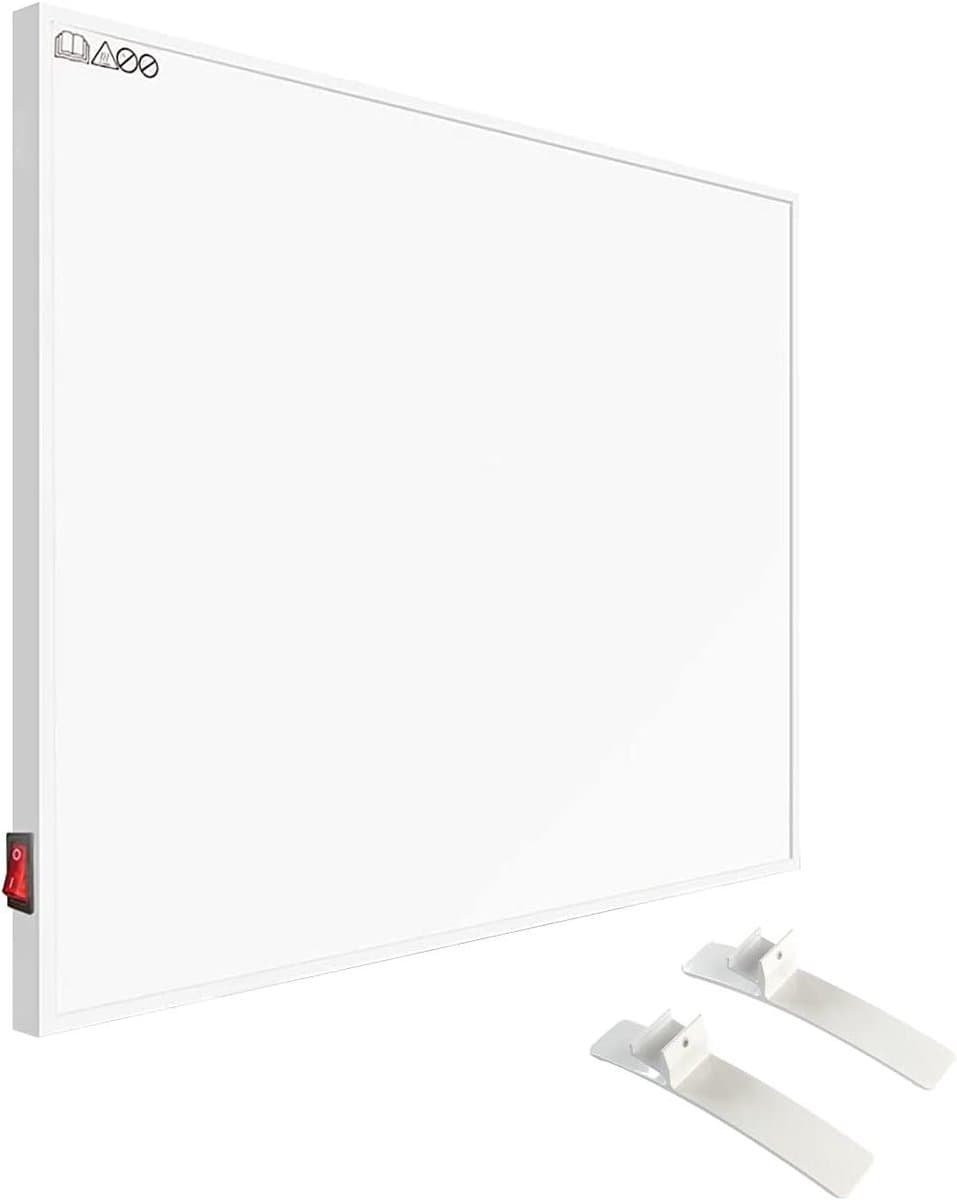 Infrarood Verwarming - Staande Kachel - Kleine Ruimtes - Stil En Stofvrij - 300 Watt - Wit