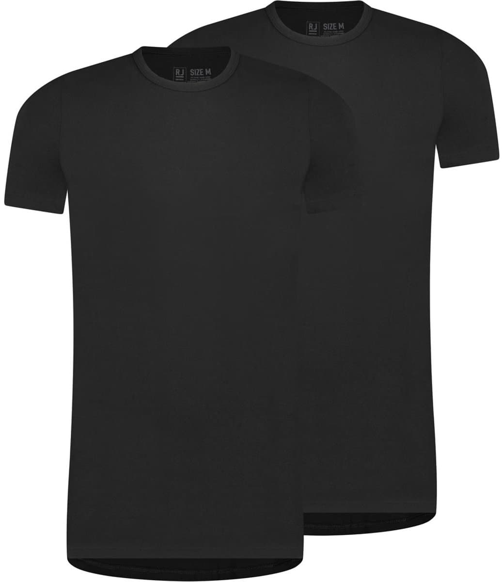 RJ Bodywear - Everyday StaysFresh - Body Fit - Heren T-Shirt Ronde Hals - Zwart - S