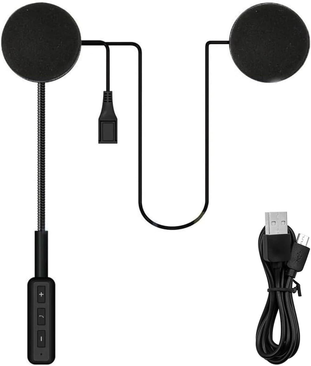 Motorhelm Headset - Draadloos Oortje - Veilig Bellen - Automatisch Antwoord - V5.0+EDR - Zwart