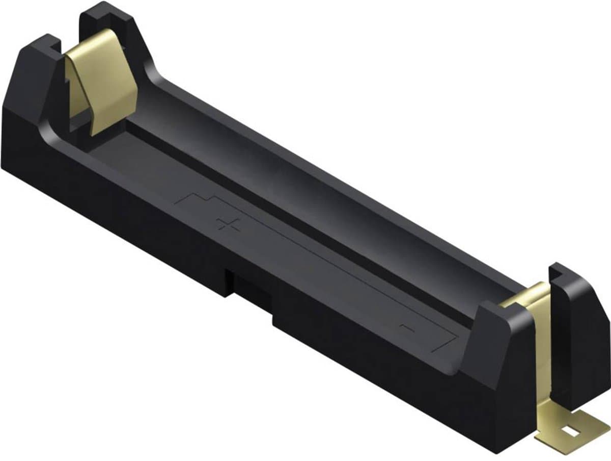 Keystone 1020 Batterijhouder 1 AAA (potlood) Oppervlakte montage SMD (l x b x h) 62 x 13 x 11 mm