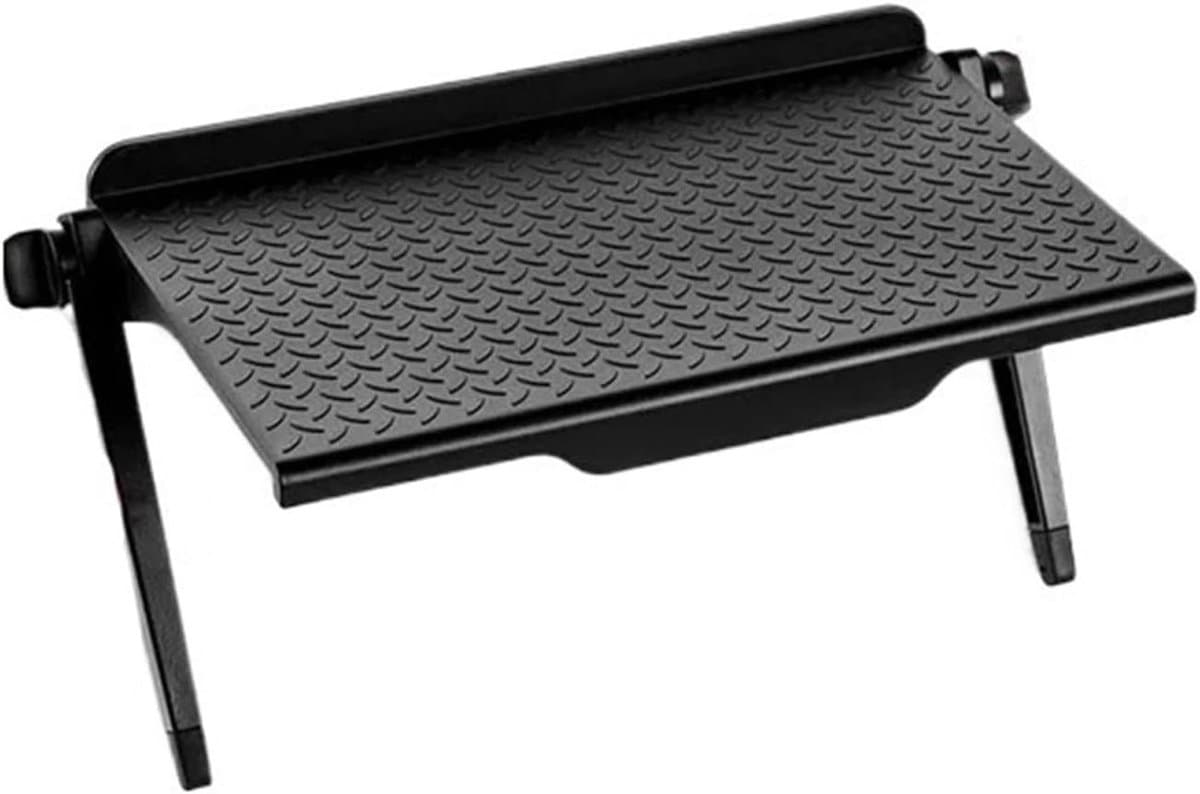 TV Scherm Plank - Monitor Verhoger Desktop - Organiseer Apparatuur - Antislip Oppervlakte - 5 kg Laadvermogen - Zwart