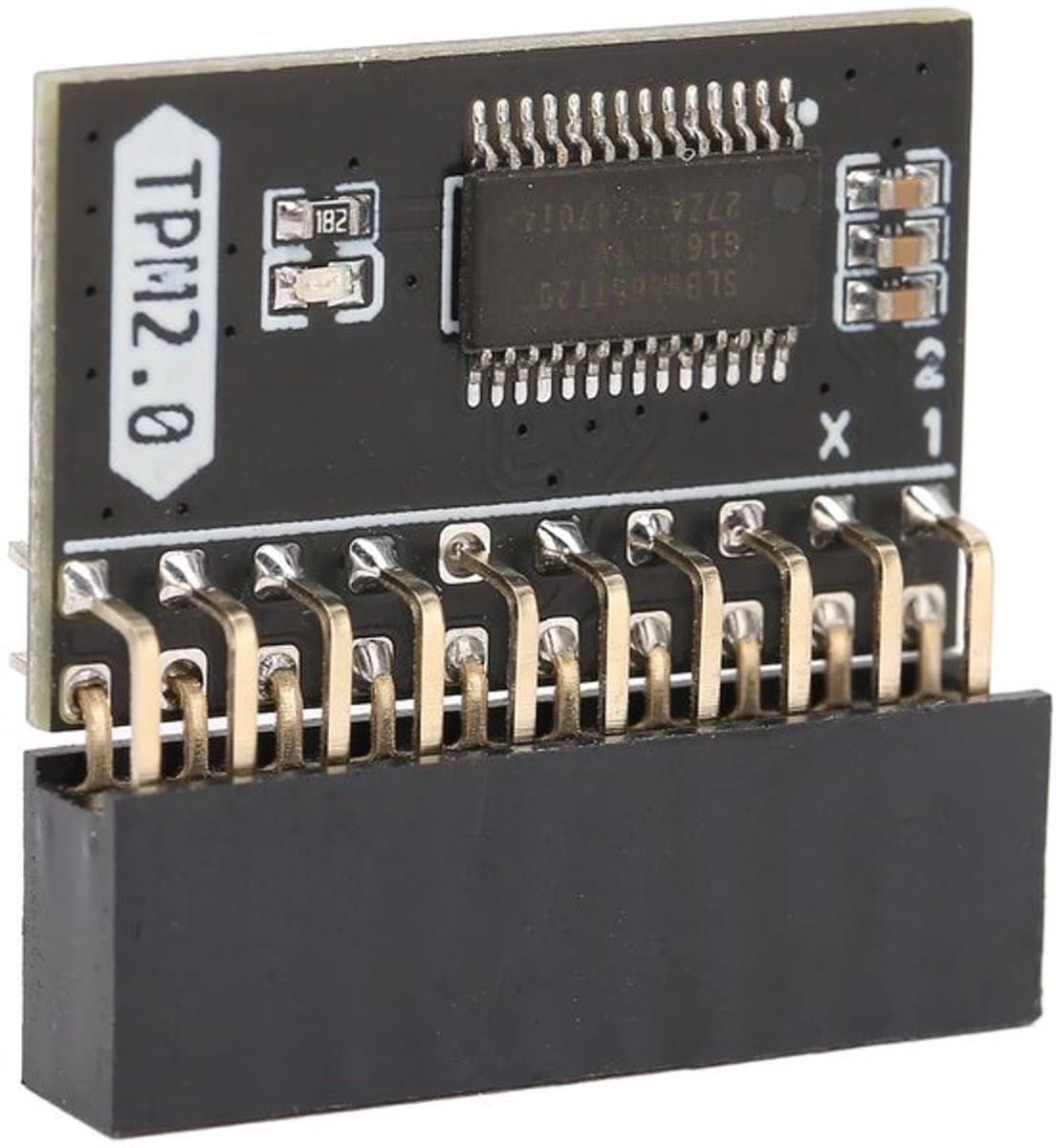 Beveiligingsmodule TPM 2.0 - 20-Pin - PCB - Standalone Cryptoprocessor - Compatibel met PC - Perfecte Vervanging