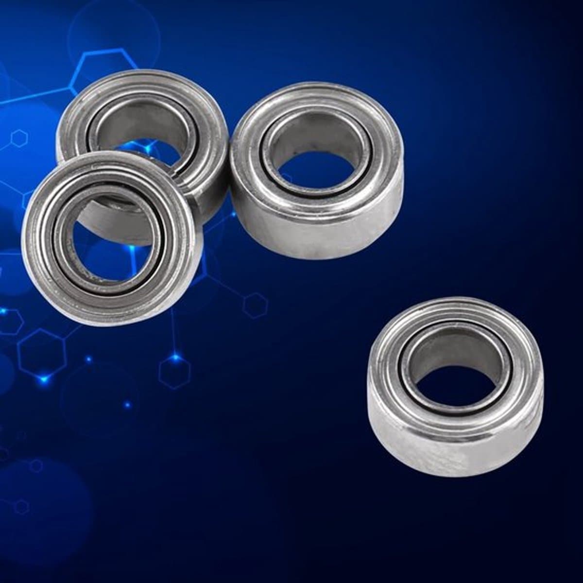 Miniatuur Lager 10 Stuks - Dubbel Afgeschermd - Binnendiameter 3 mm - Buitendiameter 6 mm - Dikte 2,5 mm - Ideaal voor 3D-printers - Lagers