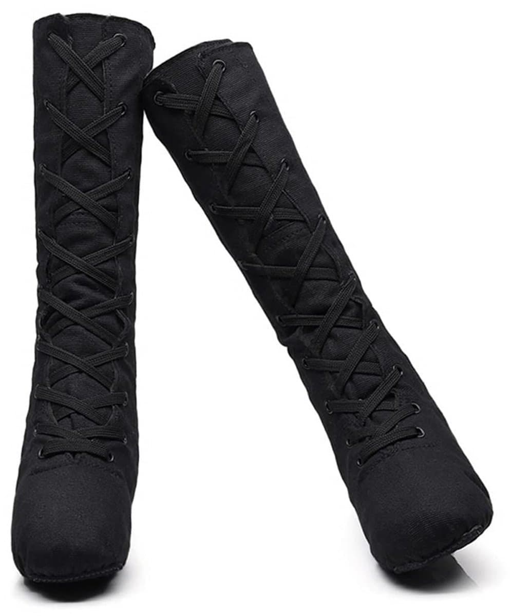 Dailygoods- Dansschoenen Dames - Antislip - Duurzaam Canvas - Split Zool - Flexibel - Ondersteuning en Comfort