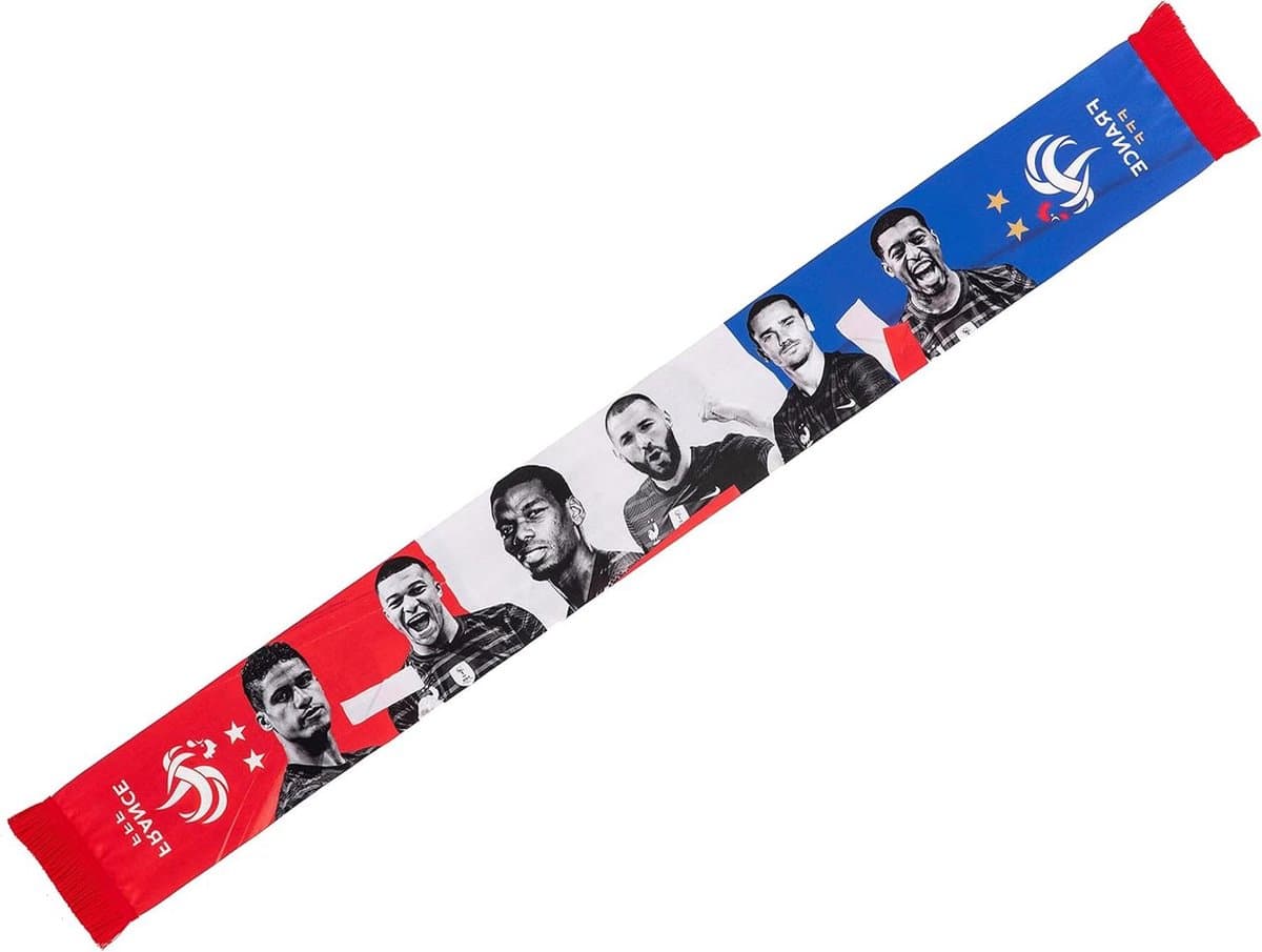 Voetbal Sjaal - Supporters Sjaal - Team Aanmoedigen - Officiële Collectie - 140 cm - Blauw
