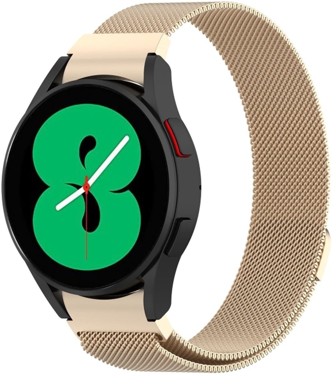 Voor Samsung Galaxy Watch 5 Pro 45 mm Milanese horlogeband (champagne goud)