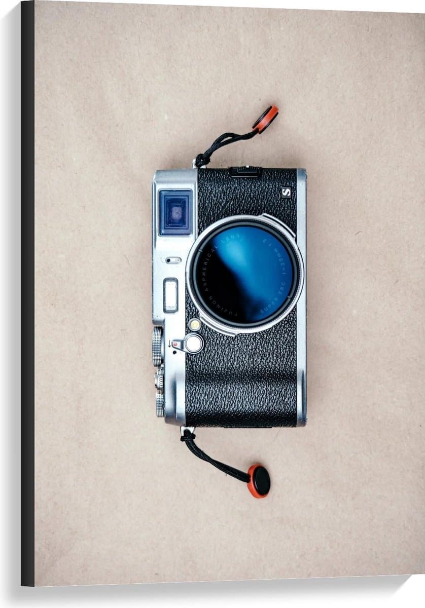 Canvas - Kleine Camera - 60x90cm Foto op Canvas Schilderij (Wanddecoratie op Canvas)