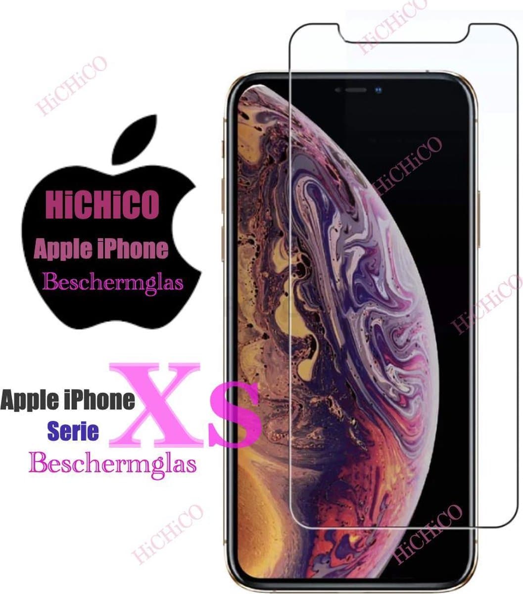 iPhone Xs Screenprotector Glas - iPhone Xs Beschermglas - iPhone Xs Glazen bescherming 2pcs