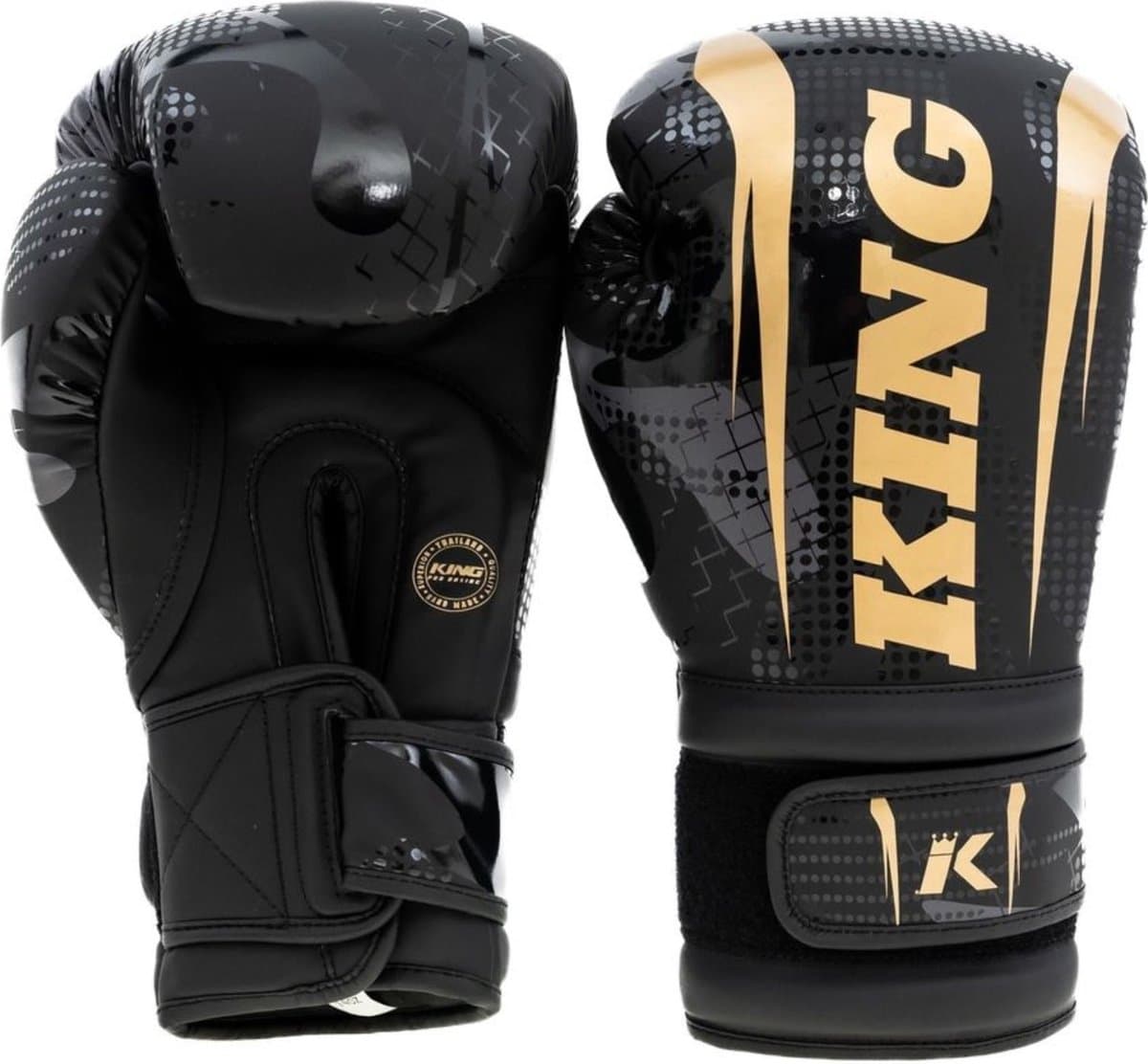 King Pro Boxing - Shogun Bokshandschoenen - Zwart/goud 16 oz