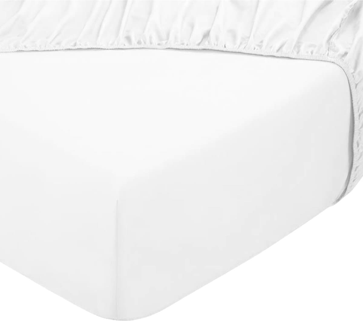 Villa Park - Topper Hoeslaken - Dubbel Jersey - Wit - 190/200x200/220 cm